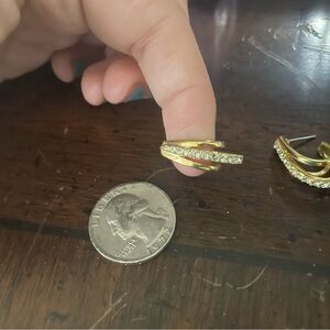 Elegant Gold and Silver Women's Hoop Earrings